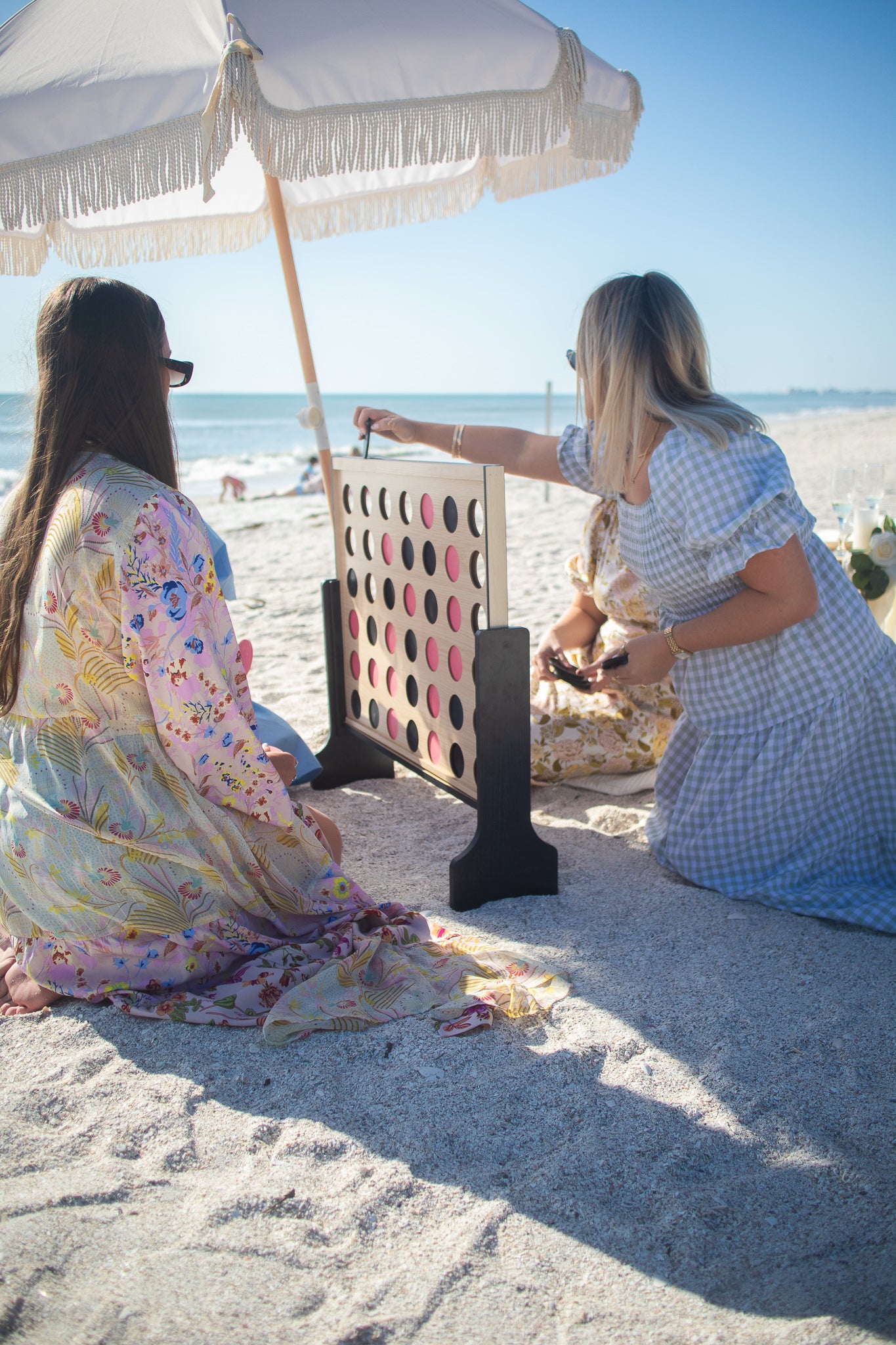 connect four add-on with polished picnic by Picnic Goals