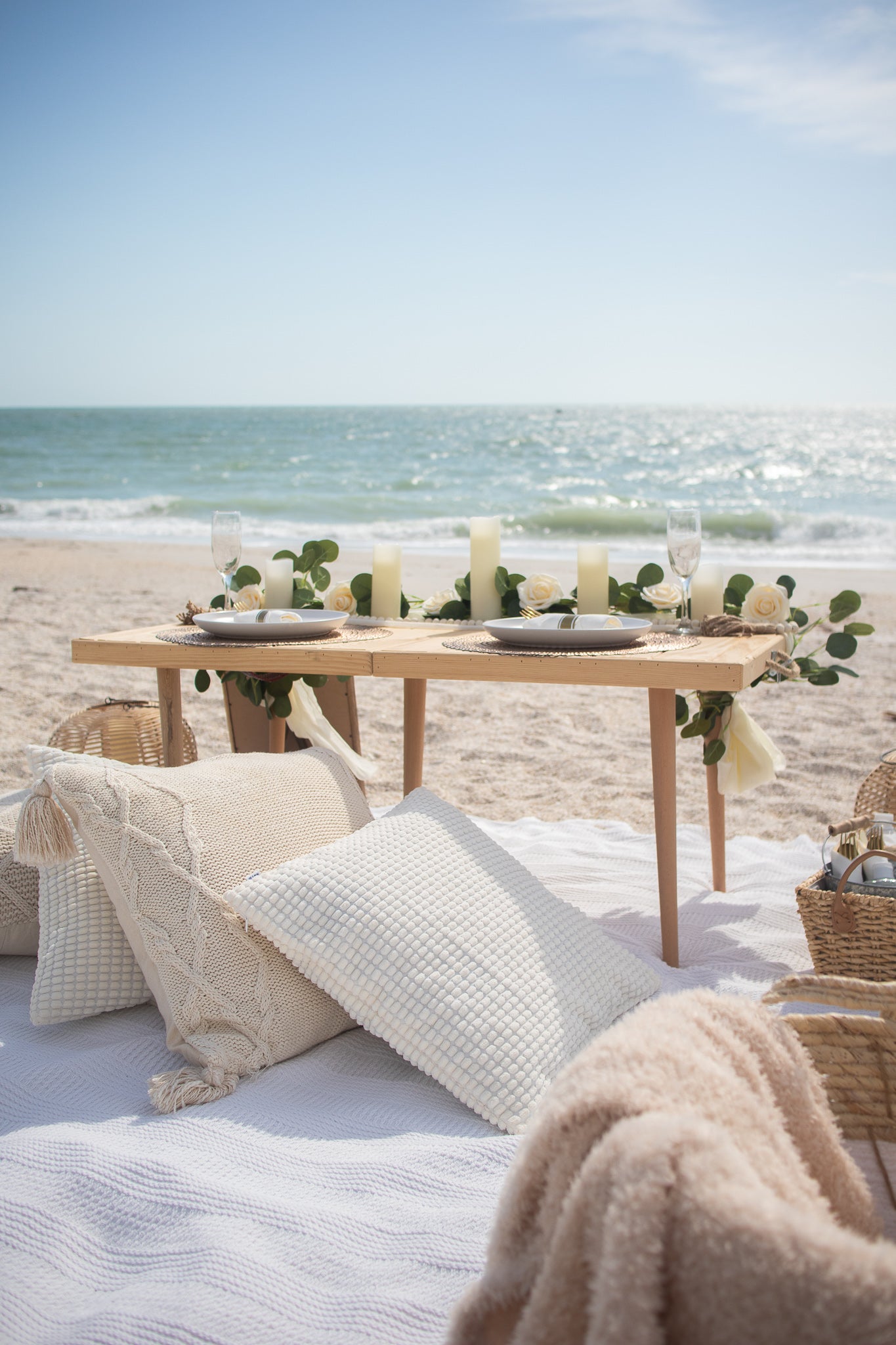 polished picnic package on Bonita Beach, Florida