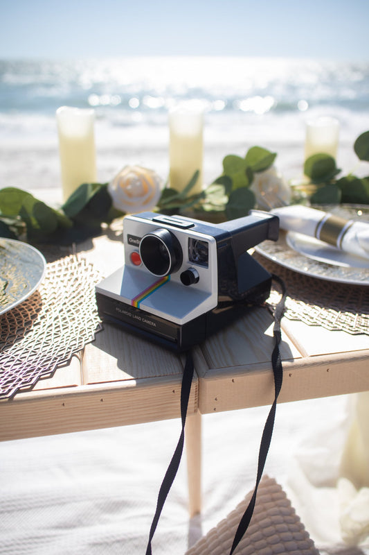 nostalgic polaroid camera rental by polished picnics